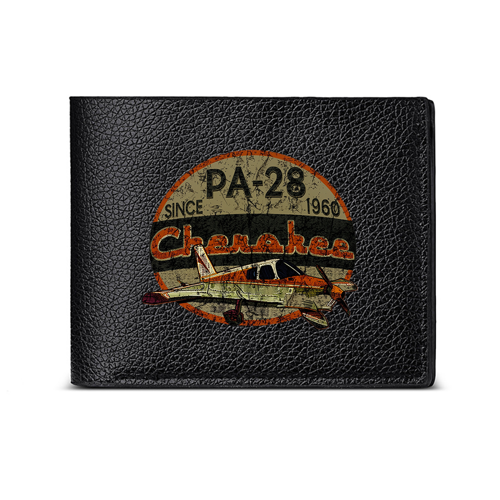 Interior Design Vintage Style - Мужской кошелек Pa 28 Cherokee, вдохновленный