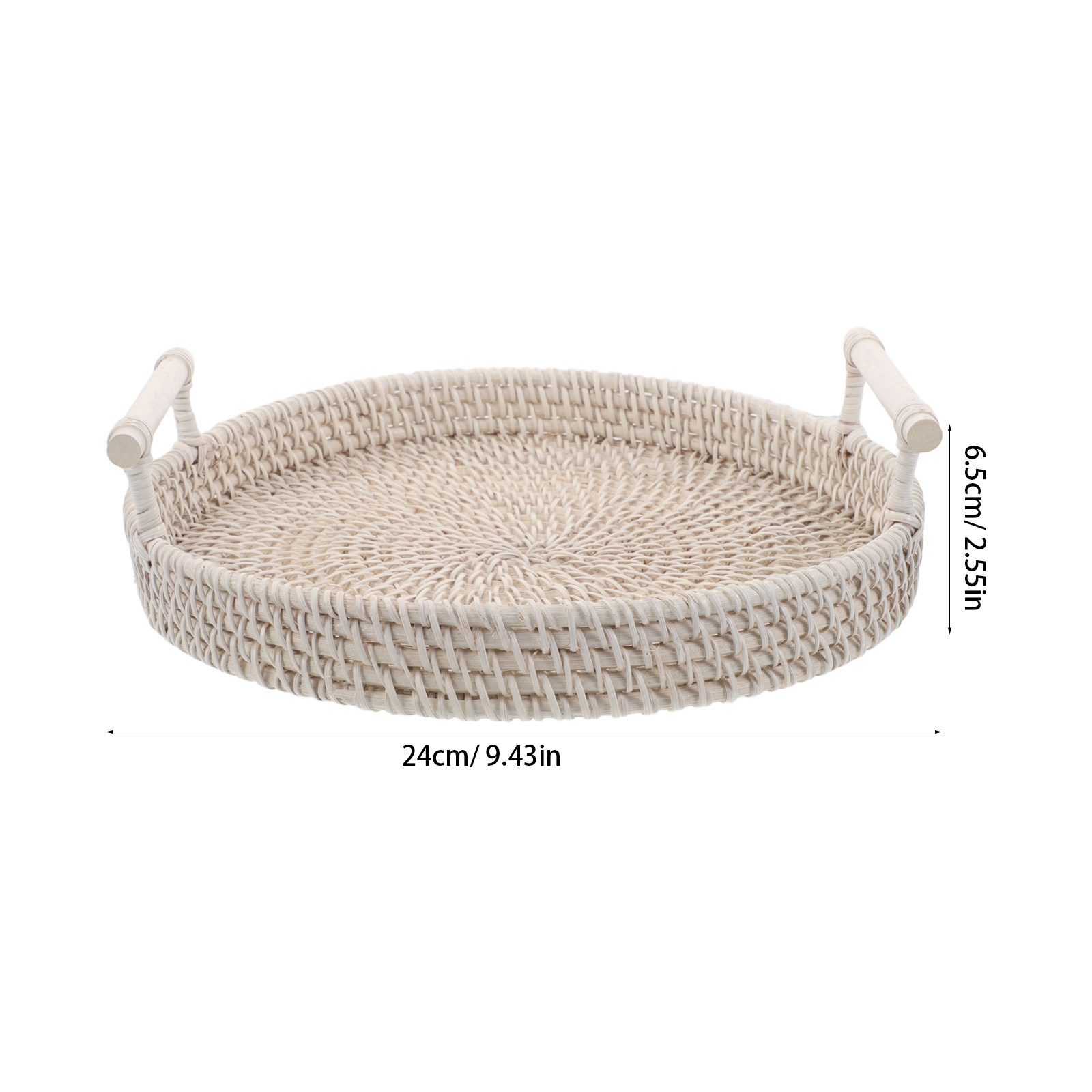 Круглый поднос из ротанга ручн – обзор и цена Rattan Tray Handle