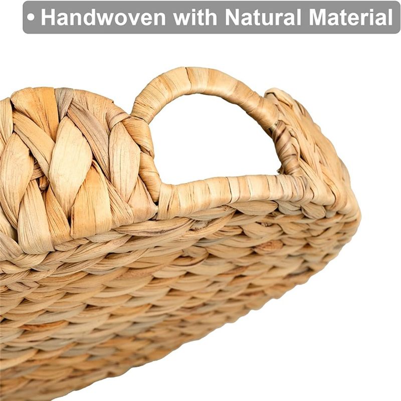 A76I-Круглый поднос с фигурным – обзор и цена Rattan Tray Handle