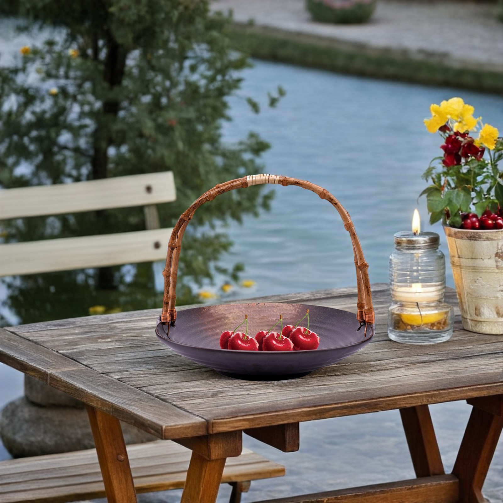 Ручка для подноса из ротанга и – обзор и цена Rattan Tray Handle